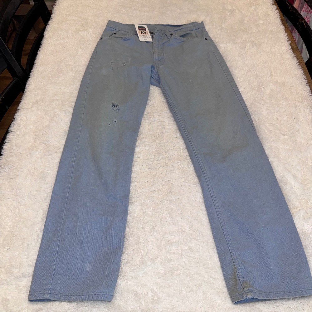 Levis 505 Straight Leg Pants Mens 32x32 ta Vintage 80s Talon 42 USA talon 42